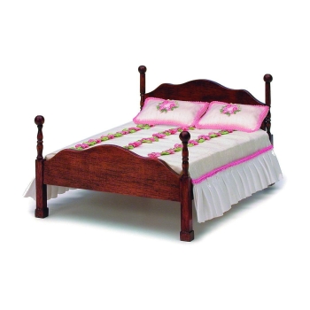 Chippendale double bed with canopy